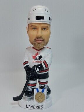 Eric Lindros Team Canada 2002 Olympics NHL Bobblehead Bobble Dobbles Hockey